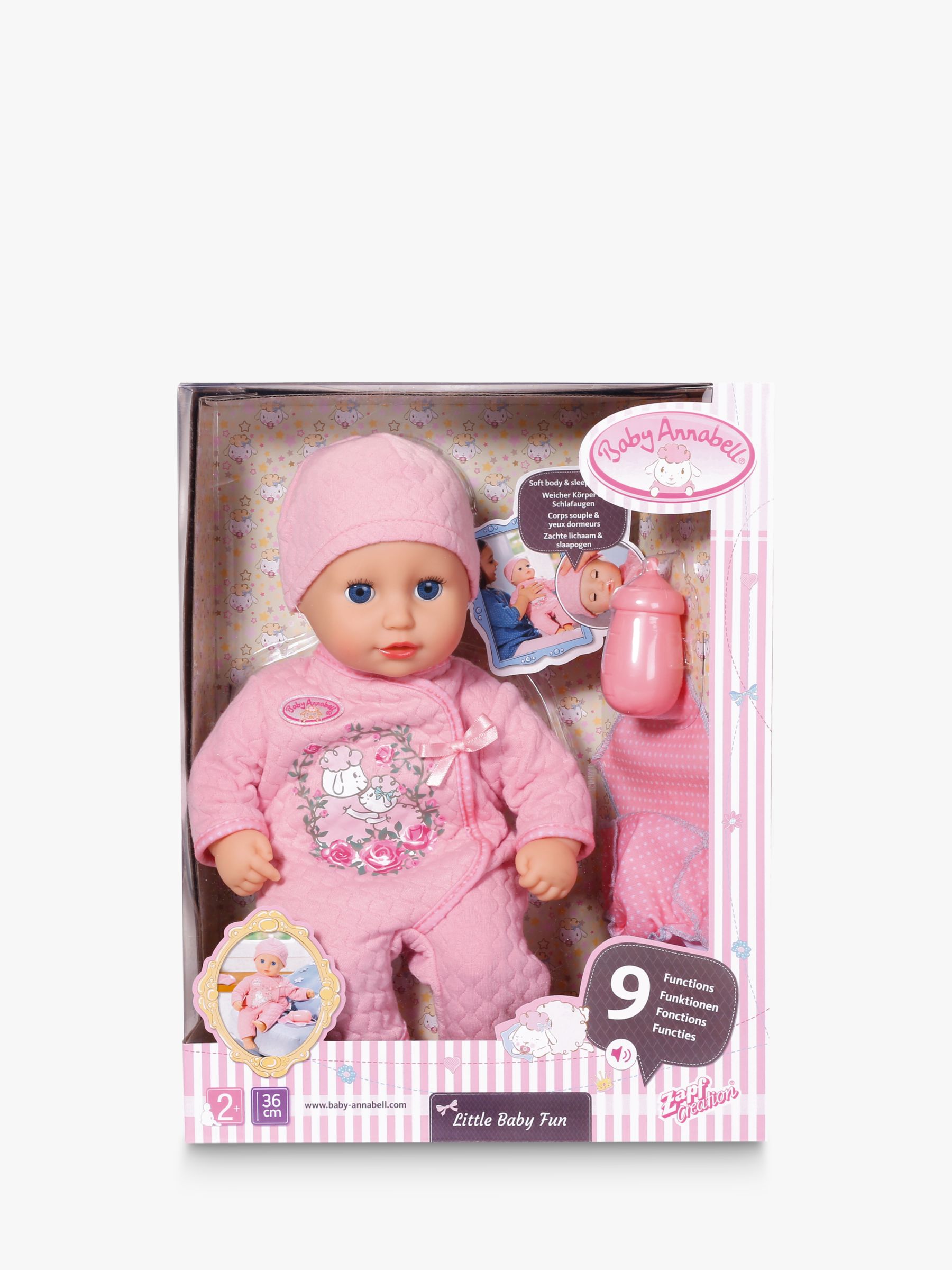 black baby annabell doll