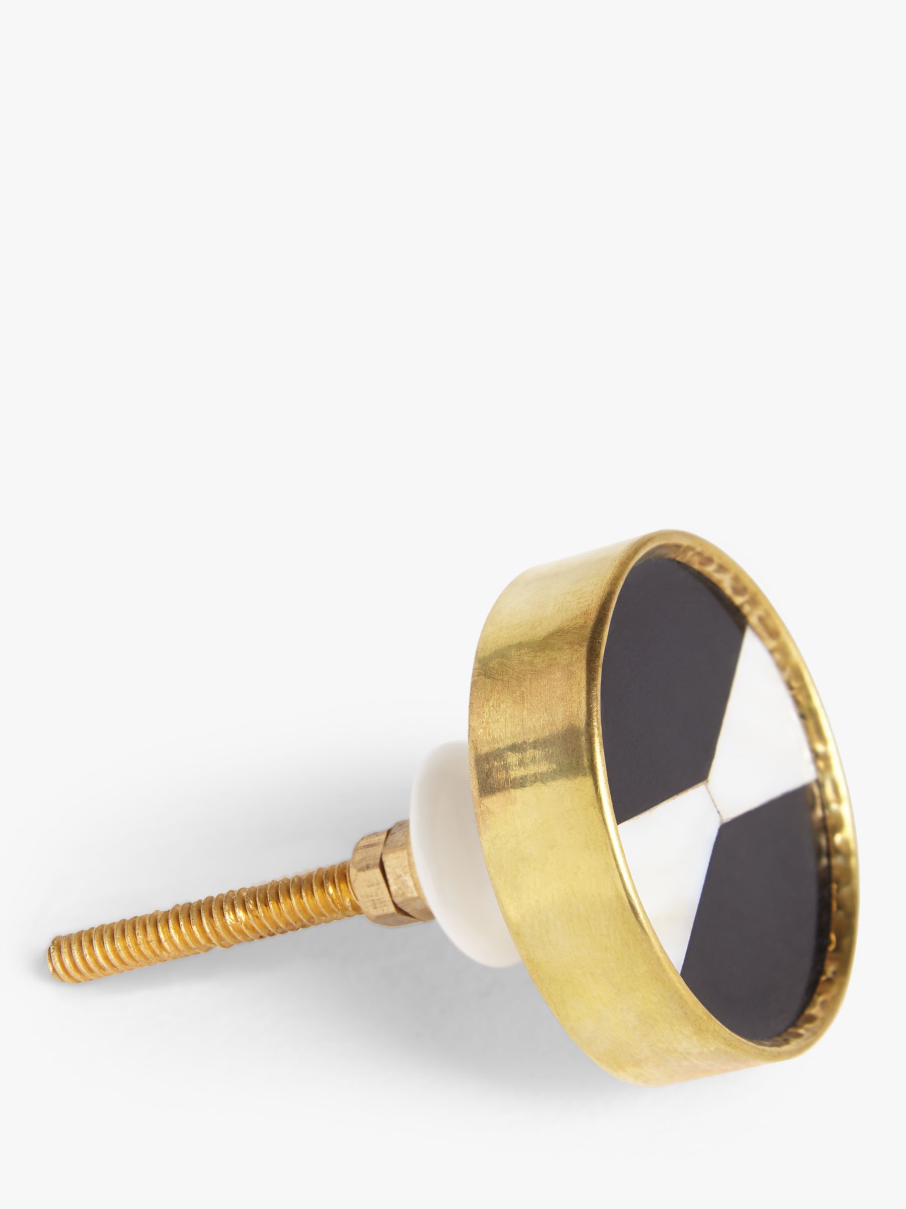 John Lewis & Partners Brass and Resin Cupboard Knob review