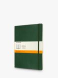 Moleskine Extra Large Soft Cover Ruled Notebook, Myrtle Green