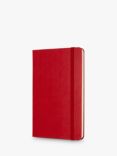 Moleskine Medium Hardcover Ruled Notebook, Scarlet Red