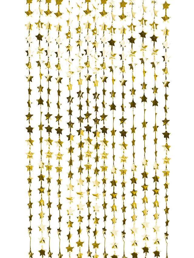 Ginger Ray Gold Star Backdrop Curtain