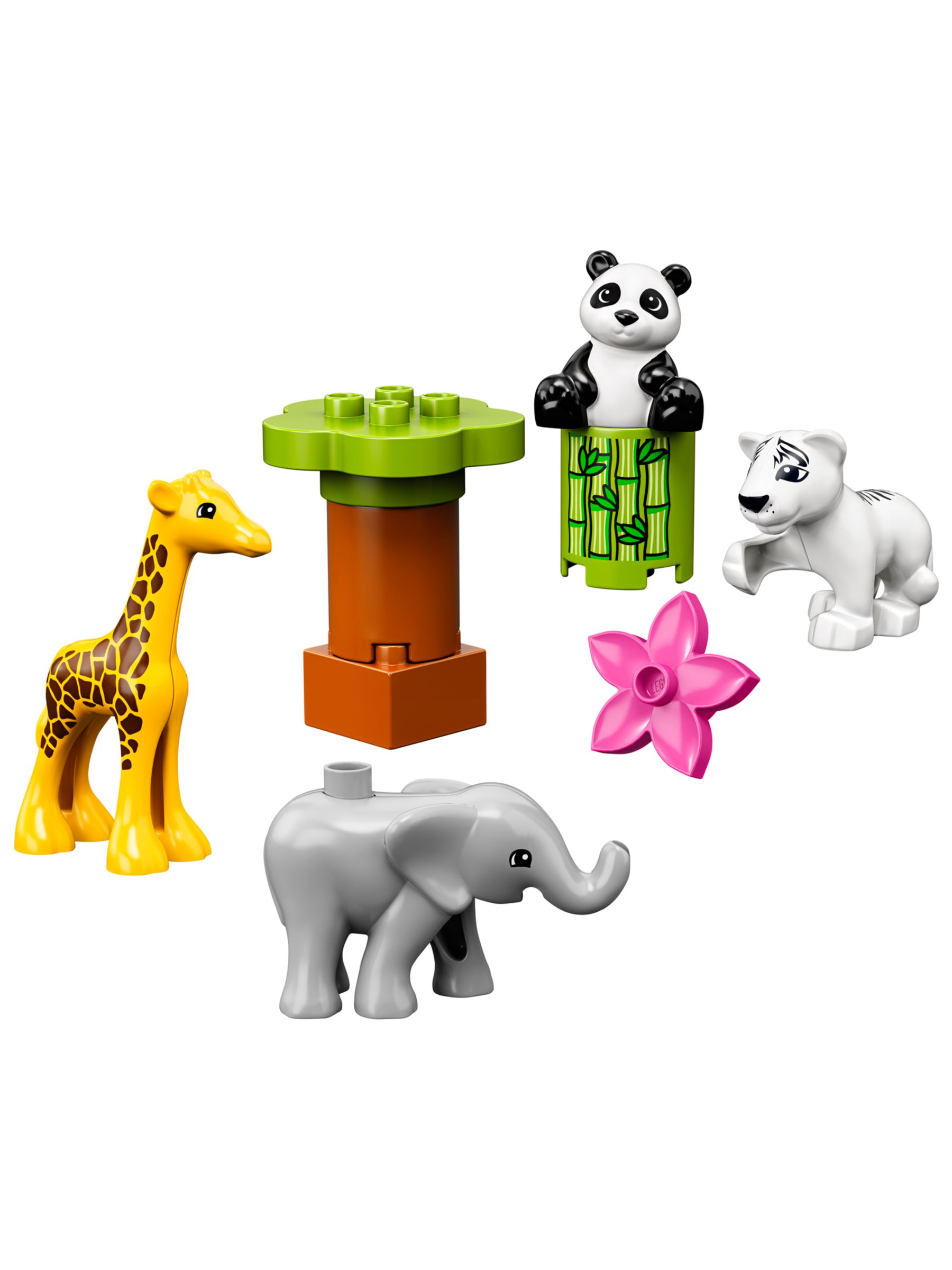 duplo figures and animals