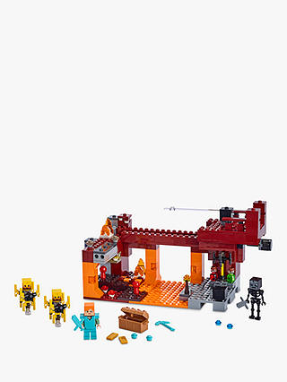 for sale online LEGO The Blaze Bridge Minecraft 21154