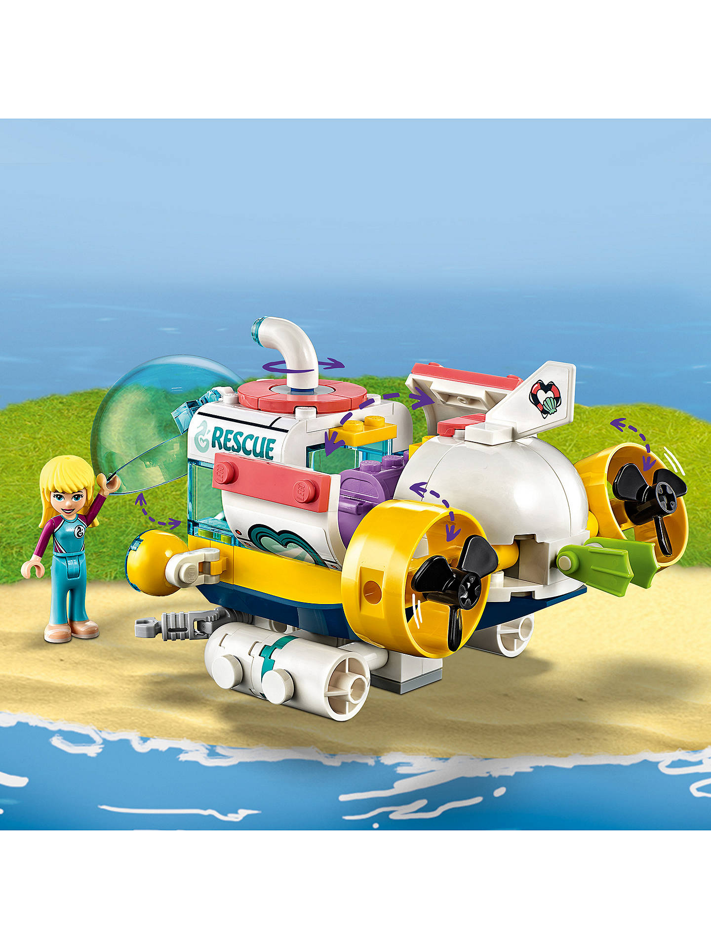 LEGO Friends 41378 Dolphins Rescue Mission with Boat ...