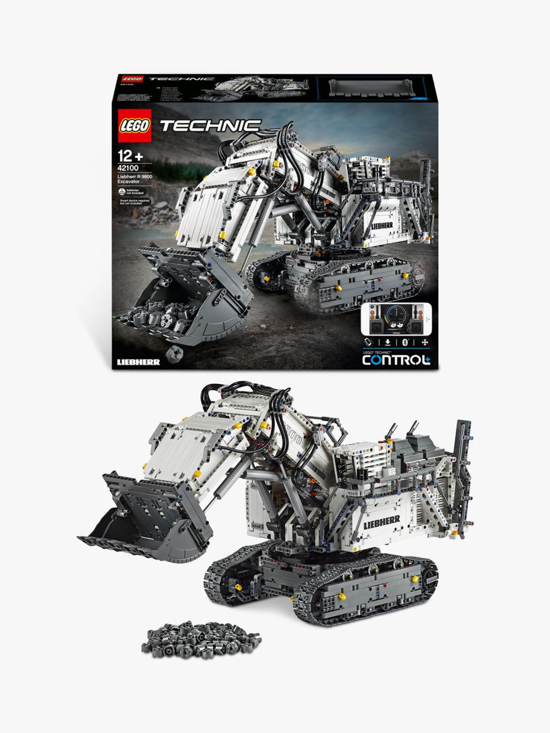 LEGO Technic 42100 Liebherr R 9800 Excavator at John Lewis & Partners