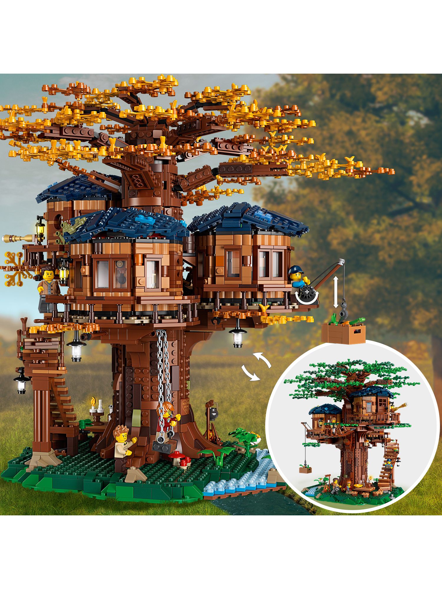 lego tree lego house