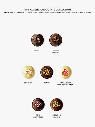 John Lewis & Partners Classic Collection 15pcs Chocolate Domes Selection Box, 110g