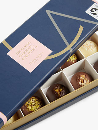 John Lewis & Partners Classic Collection 15pcs Chocolate Domes Selection Box, 110g