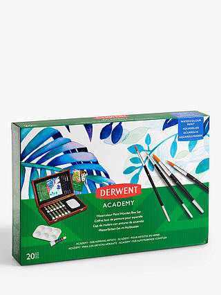 Derwent Academy Watercolour Wooden Box Set