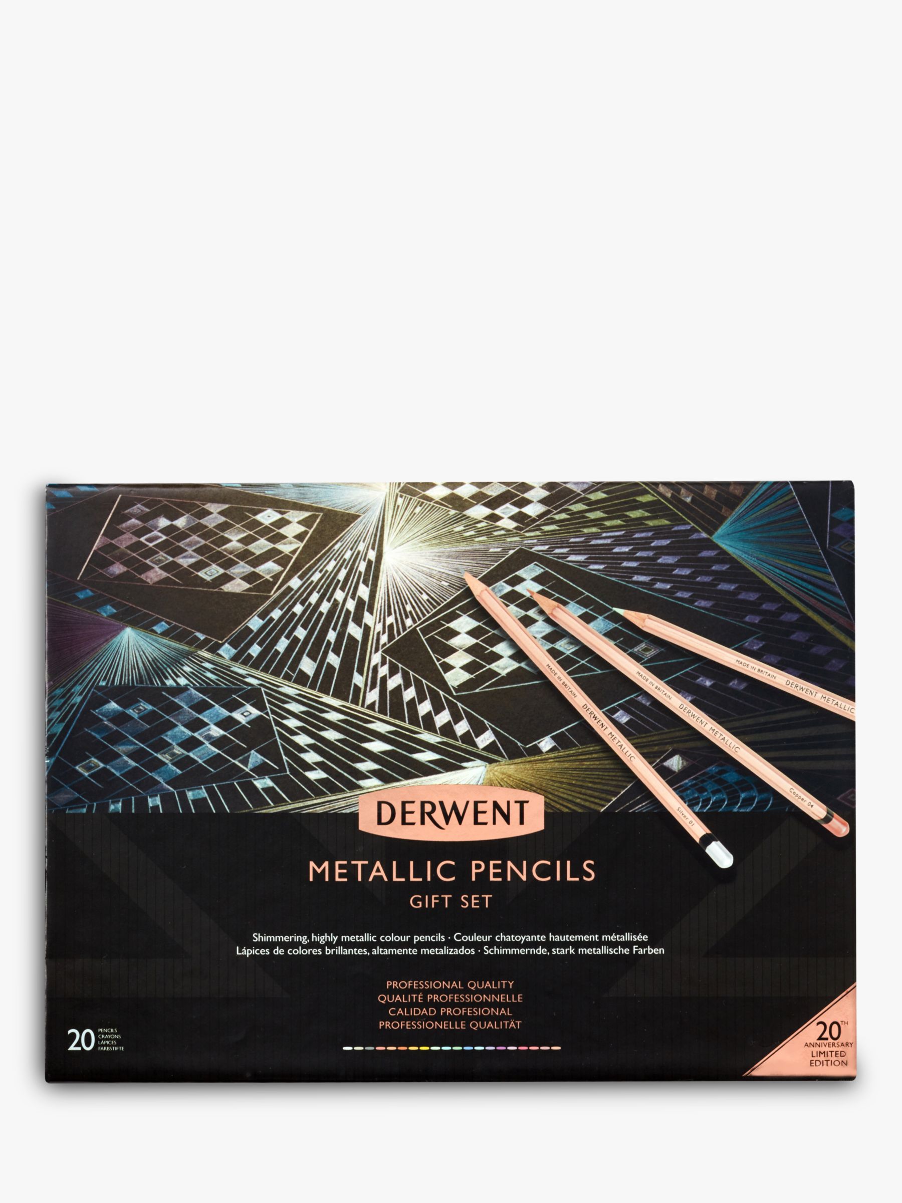Derwent Metallic Colouring Set