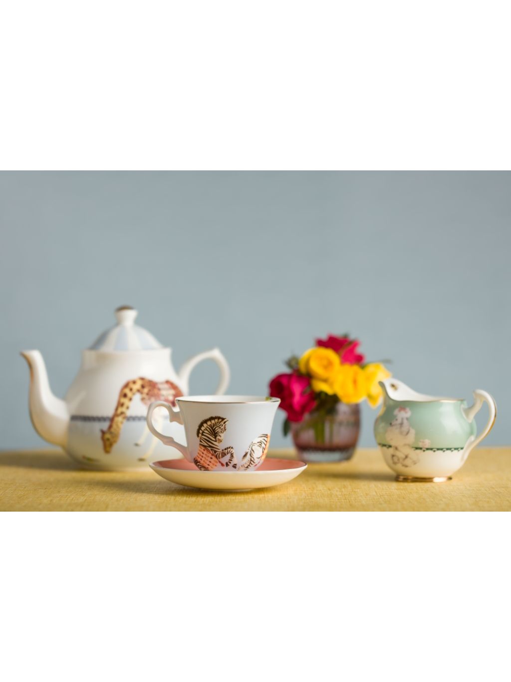 Yvonne Ellen Giraffe 4 Cup Teapot, Multi, 1L