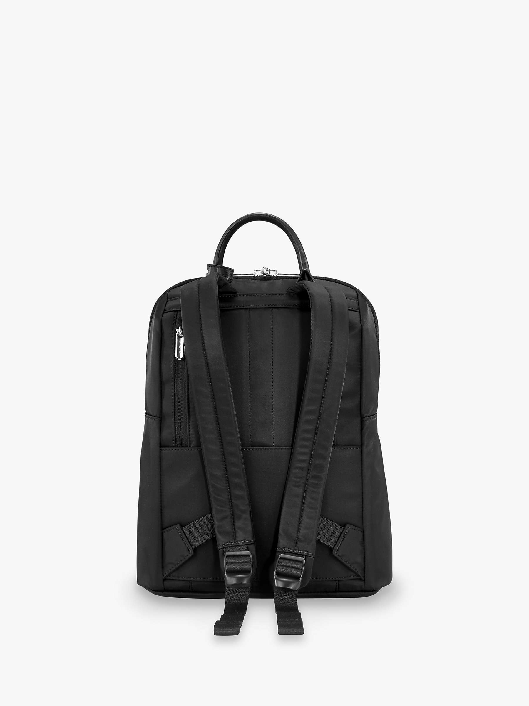 Briggs & Riley Rhapsody Slim Backpack, Black at John Lewis & Partners