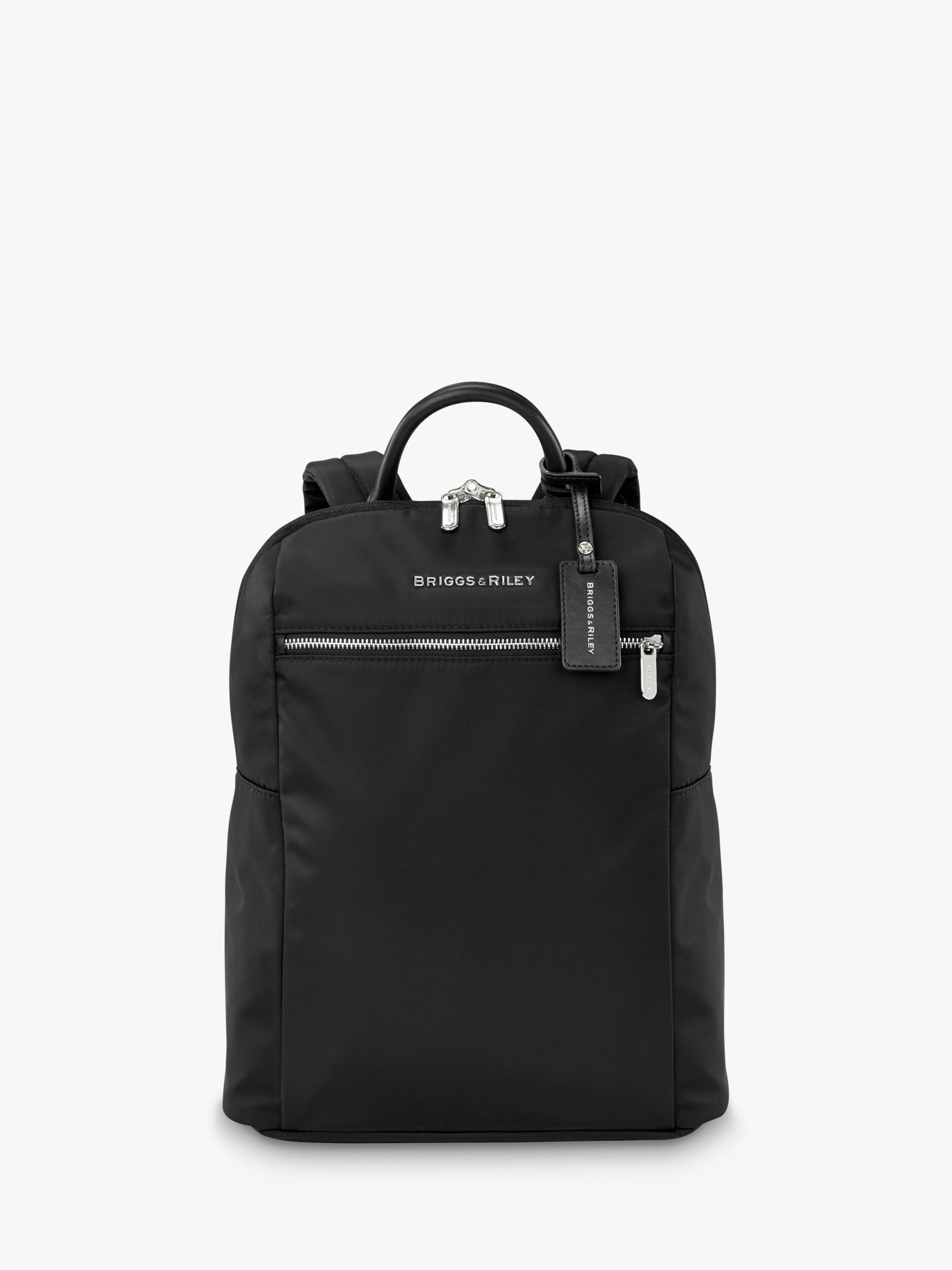 Briggs & Riley Rhapsody Slim Backpack, Black at John Lewis & Partners