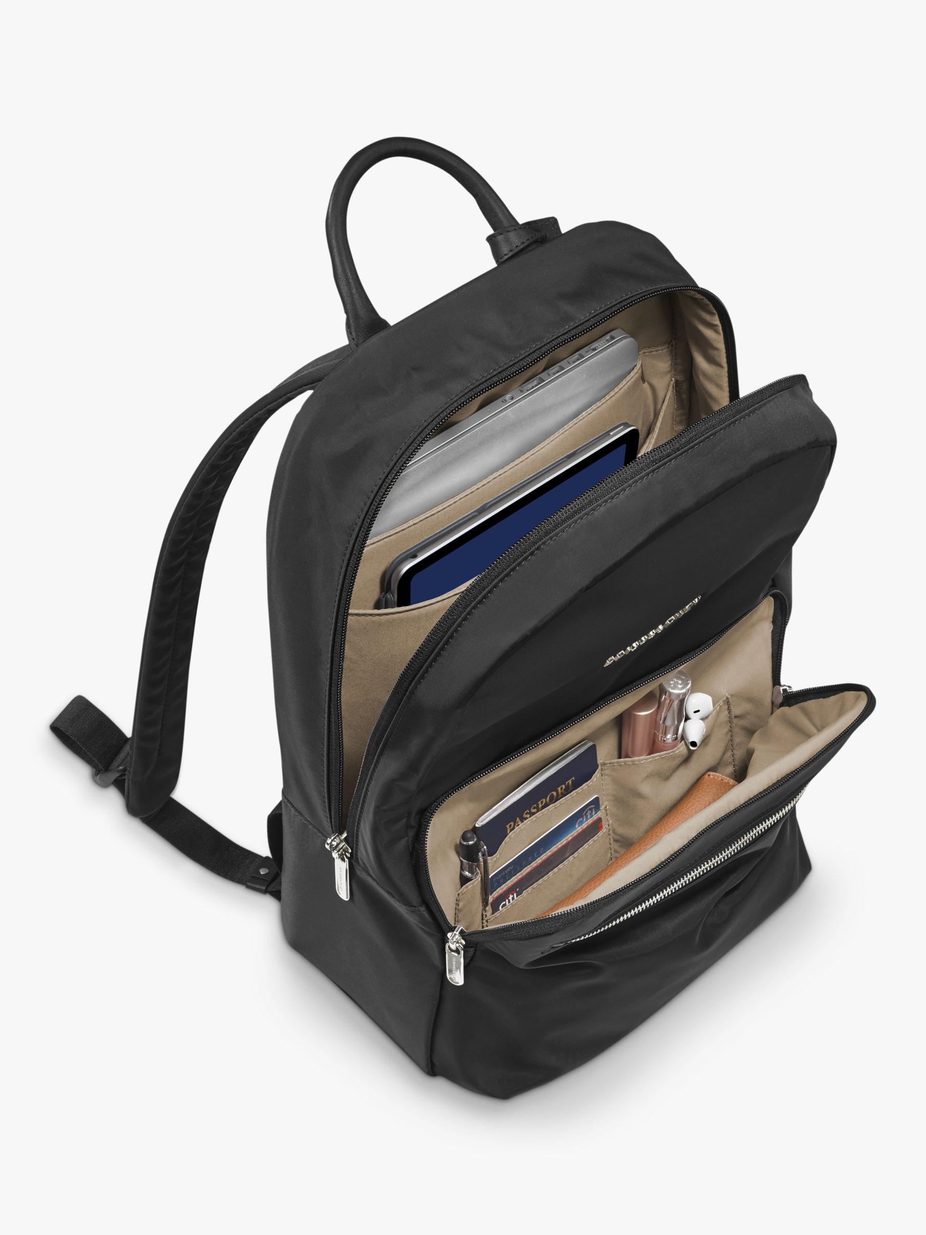 Briggs & Riley Rhapsody Essential Backpack, Black at John Lewis & Partners