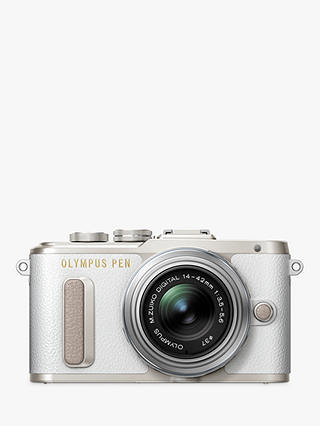Olympus PEN E-PL8 Compact System Camera with 14-42mm II R Lens, HD 1080p, 16.1MP, Wi-Fi, 3" LCD Touch Screen