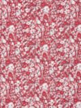 Viscount Textiles Sketchy Floral Outline Fabric, Pink