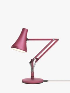Anglepoise 90 Mini Mini LED Desk Lamp, Berry Red