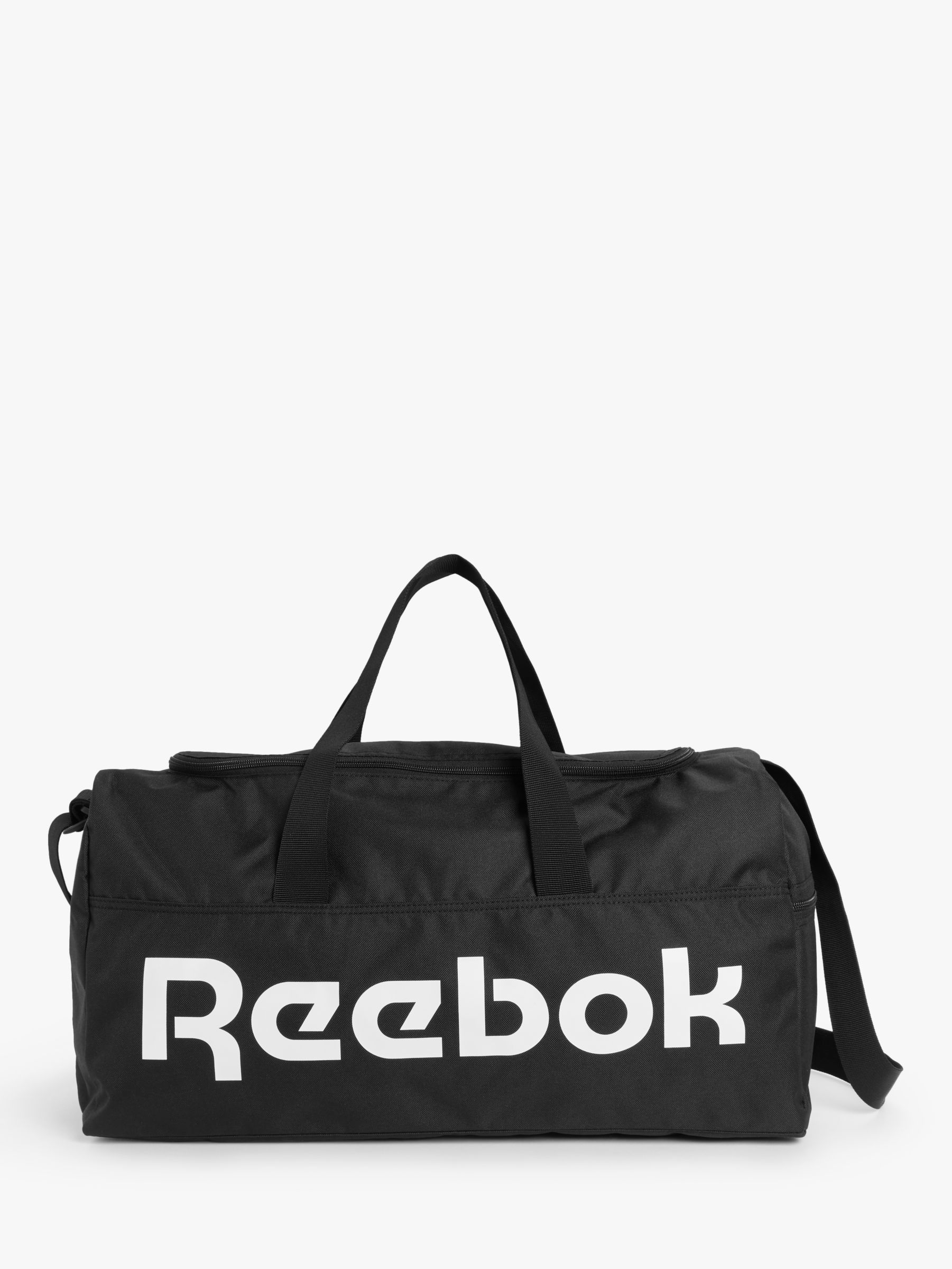 Reebok Active Core Medium Grip Bag, Black at John Lewis & Partners