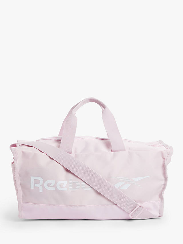 Reebok Training Essentials Small Grip Duffle Bag, Pixel Pink at John ...