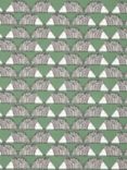 Scion Spike Hedgehog Print Fabric, Green
