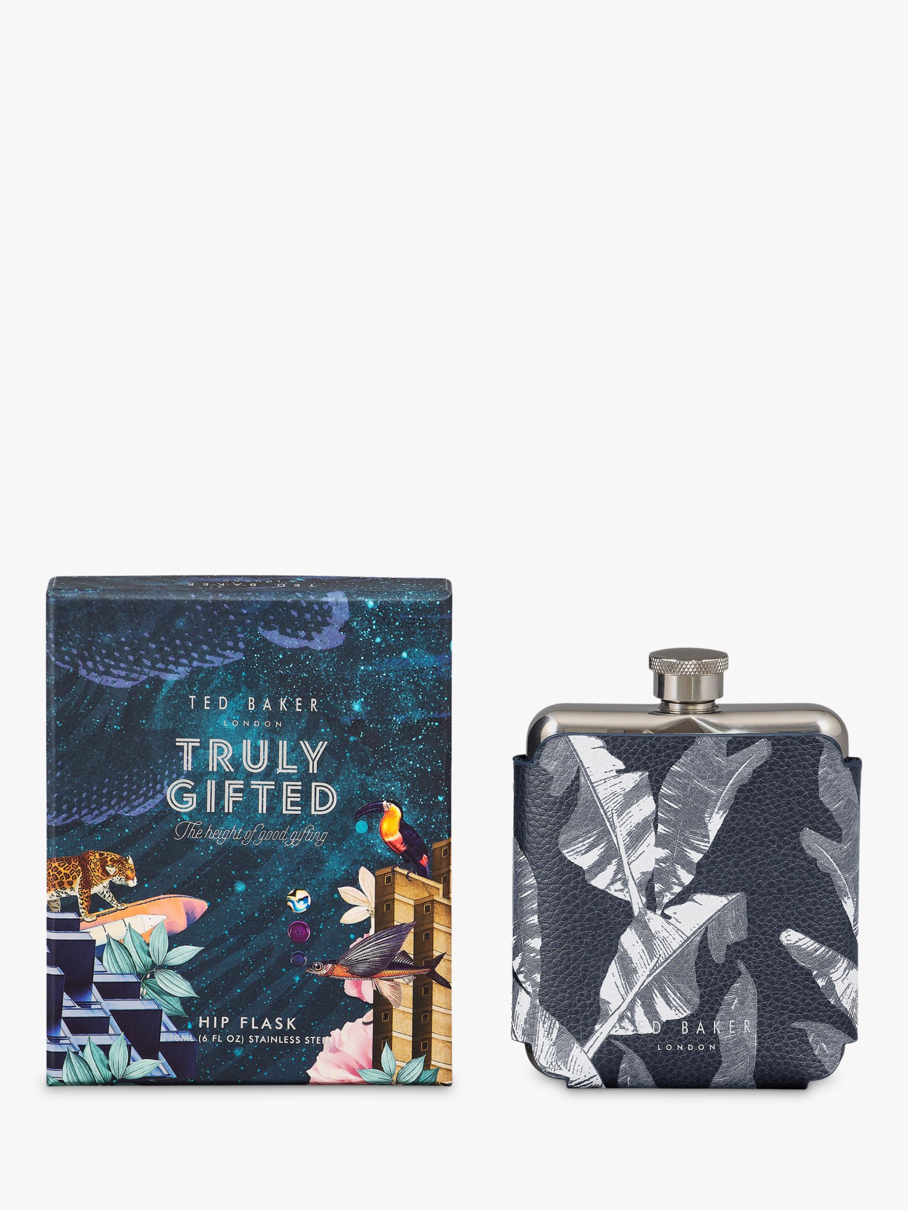 Ted Baker Leaf Print Single Hip Flask review