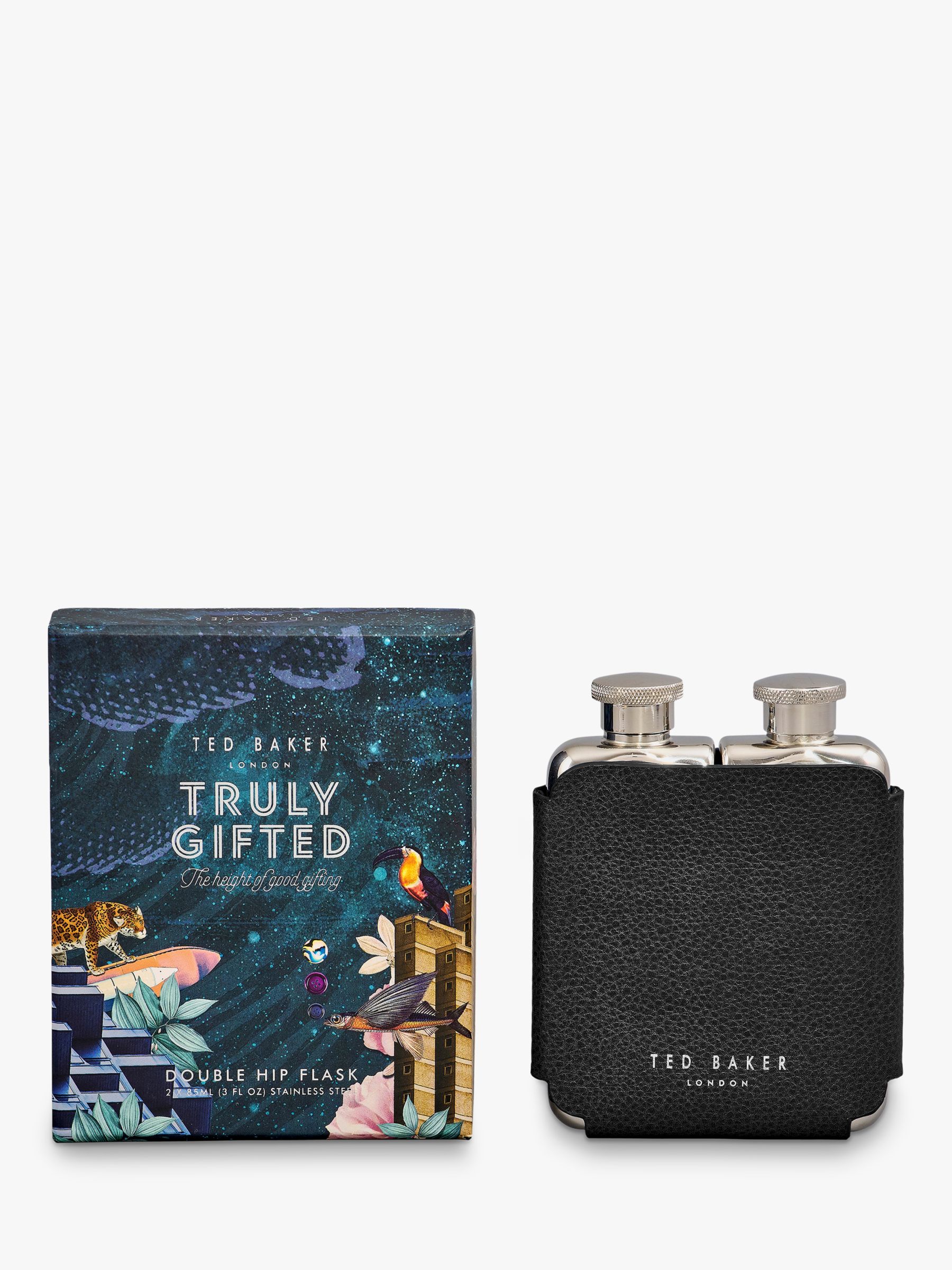 Ted Baker Polished Stainless Steel Double Hip Flask review