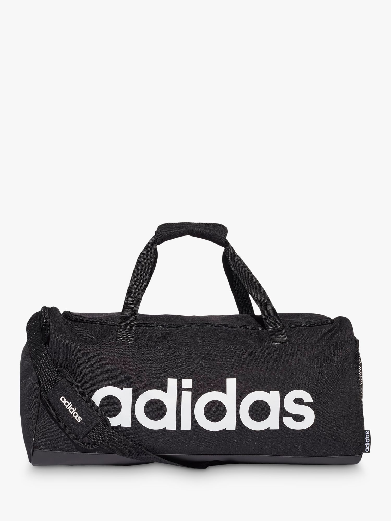 adidas Linear Duffel Bag, Black/White