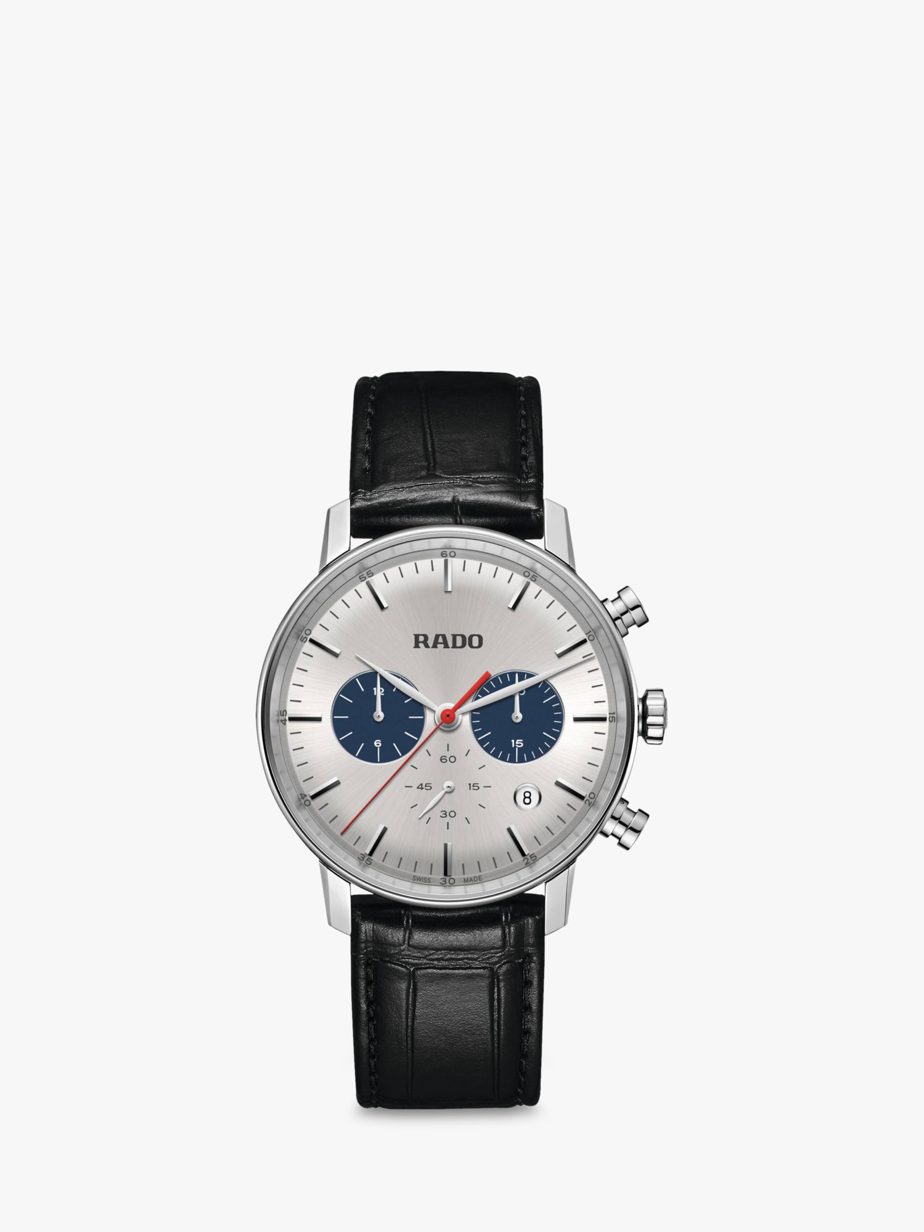 classic leather strap watch