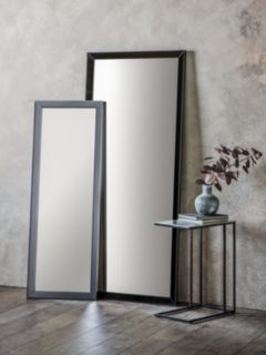Gallery Direct Melanie Rectangular Wall Mirror, 142.5 x 51 x 4cm, Grey