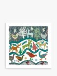 Museums & Galleries Deep Frieze Charity Christmas Cards, Pack of 8