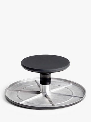 John Lewis & Partners Professional Stainless Steel Cake Decorating Turntable