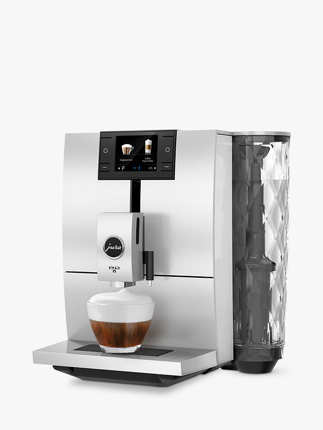 Jura ENA 8 Bean-to-Cup Coffee Machine, Nordic White