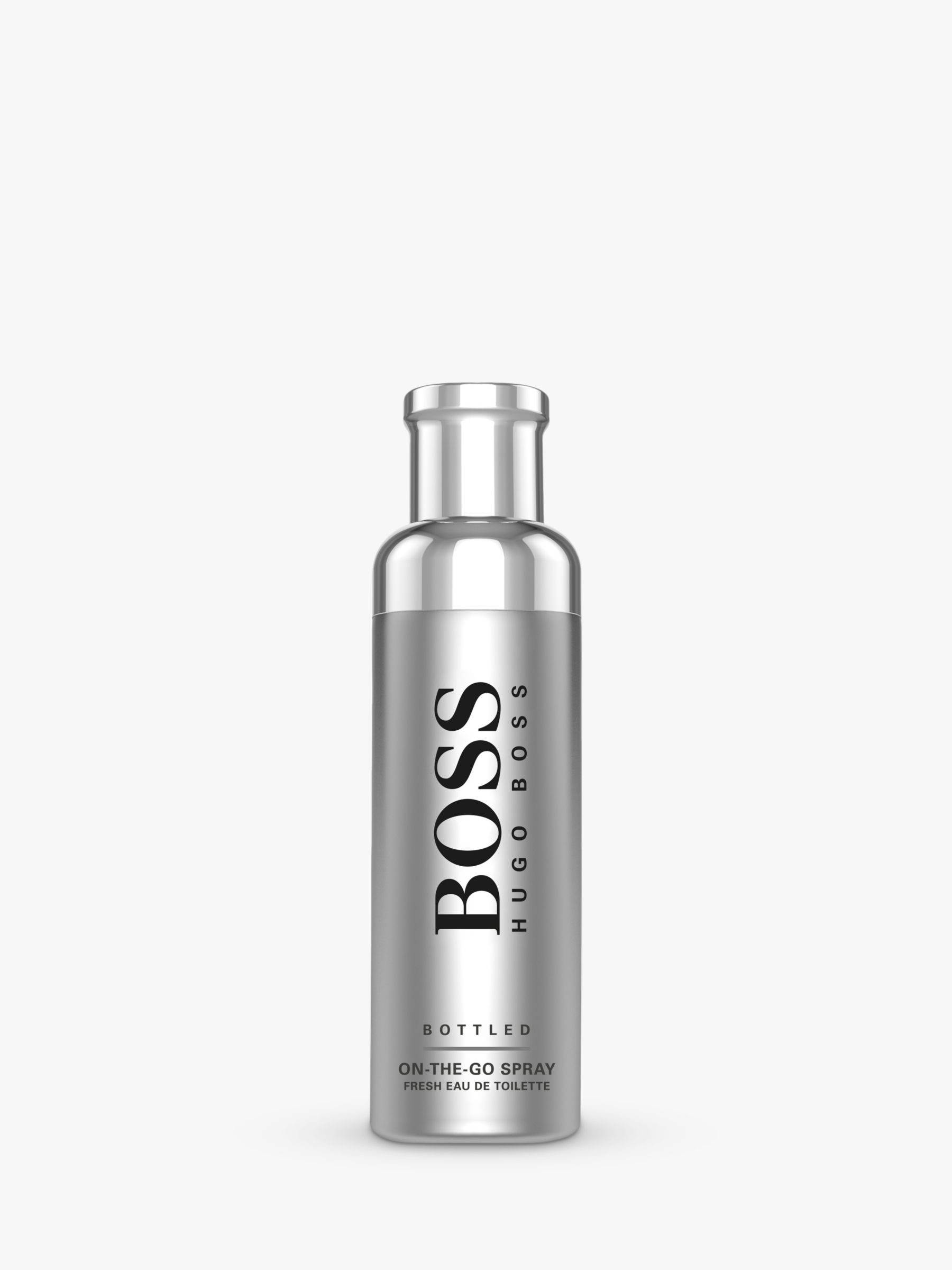 boss aftershave white bottle