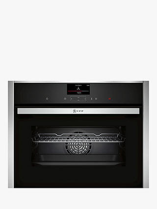 Neff C27CS22H0B Compact CircoTherm® Built-In Single Electric Oven, Stainless Steel