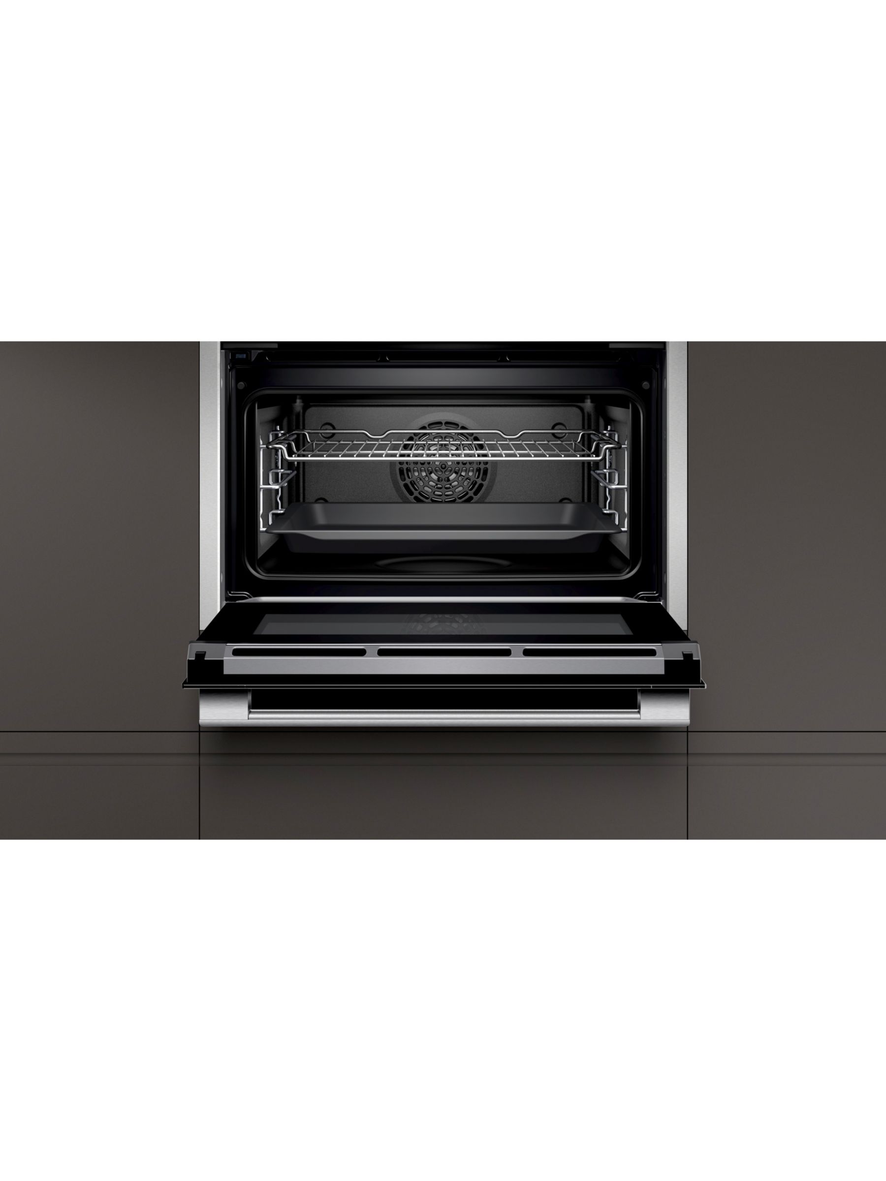 Neff C18FT56H0B FullSteam BuiltIn Compact Steam Oven, Stainless Steel