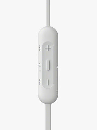 Sony WI-C310 Bluetooth Wireless In-Ear Headphones with Mic/Remote, White