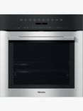 Miele H7164BP Built-In Single Oven, Clean Steel