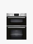 Neff U2GCH7AN0B Built-In Pyrolytic Double Electric Oven, Stainless Steel