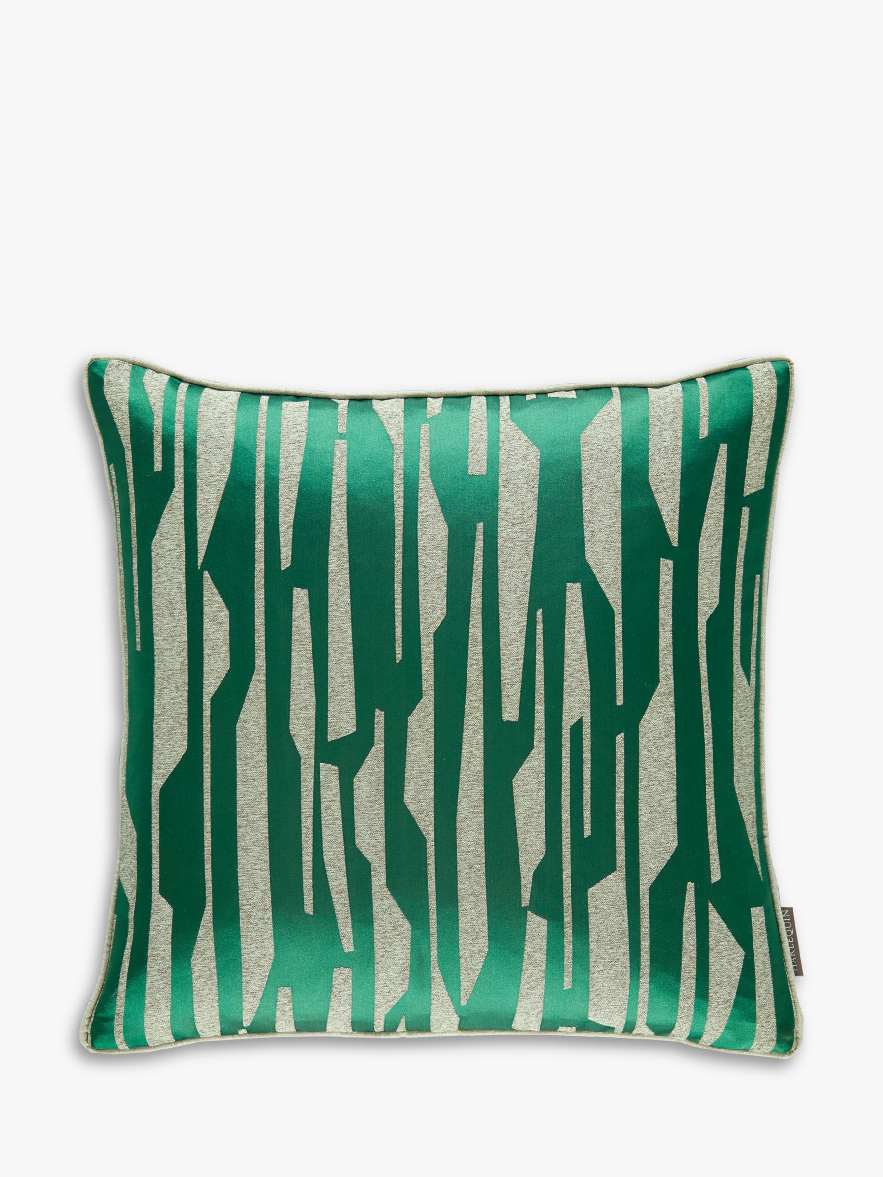 Harlequin Zendo Cushion, Emerald at John Lewis & Partners