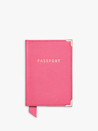 Aspinal of London Leather Passport Cover