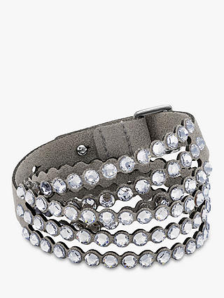Swarovski Crystal Leather Wrap Bracelet