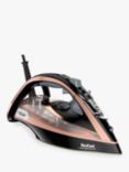 Tefal Ultimate Pure FV9845G0 Steam Iron, Black/Rose Gold