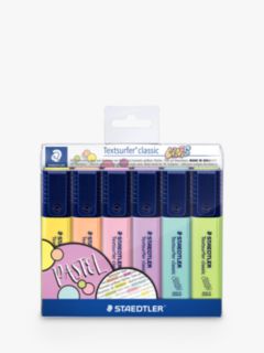 Staedtler Textsurfer Classic Highlighter Pen - 6 Pastel Color Set A