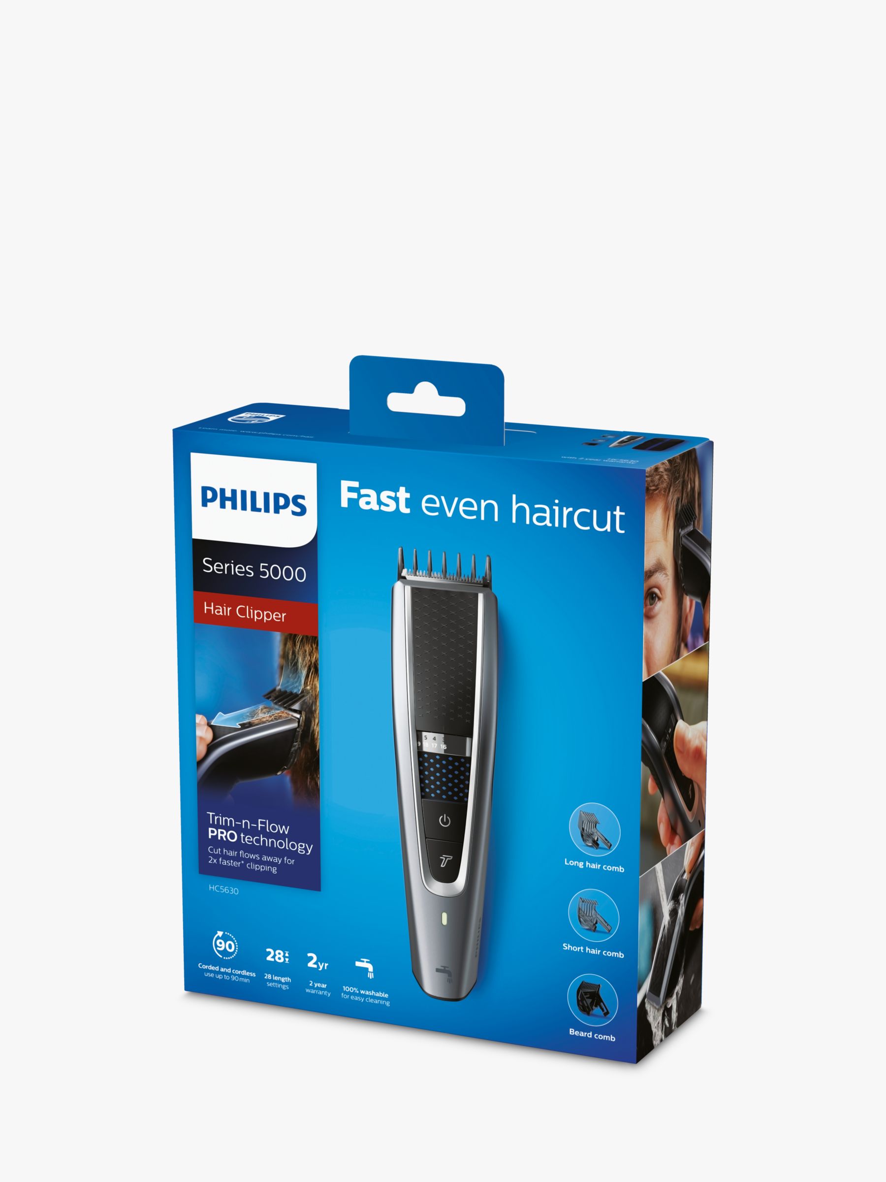 philips series 5000 hair clipper uk