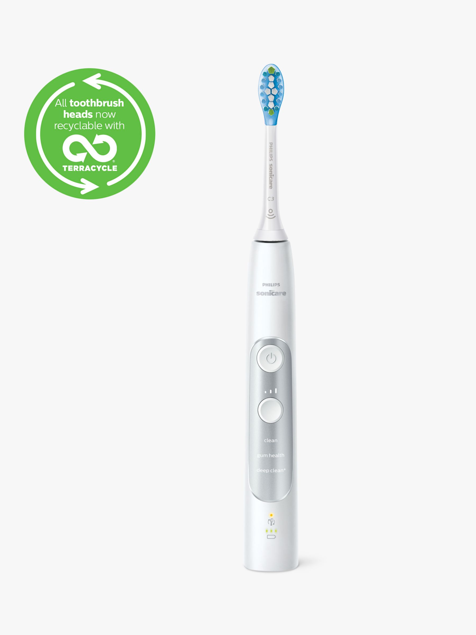 Philips Sonicare HX9611 ExpertClean 7300 Electric Toothbrush, White
