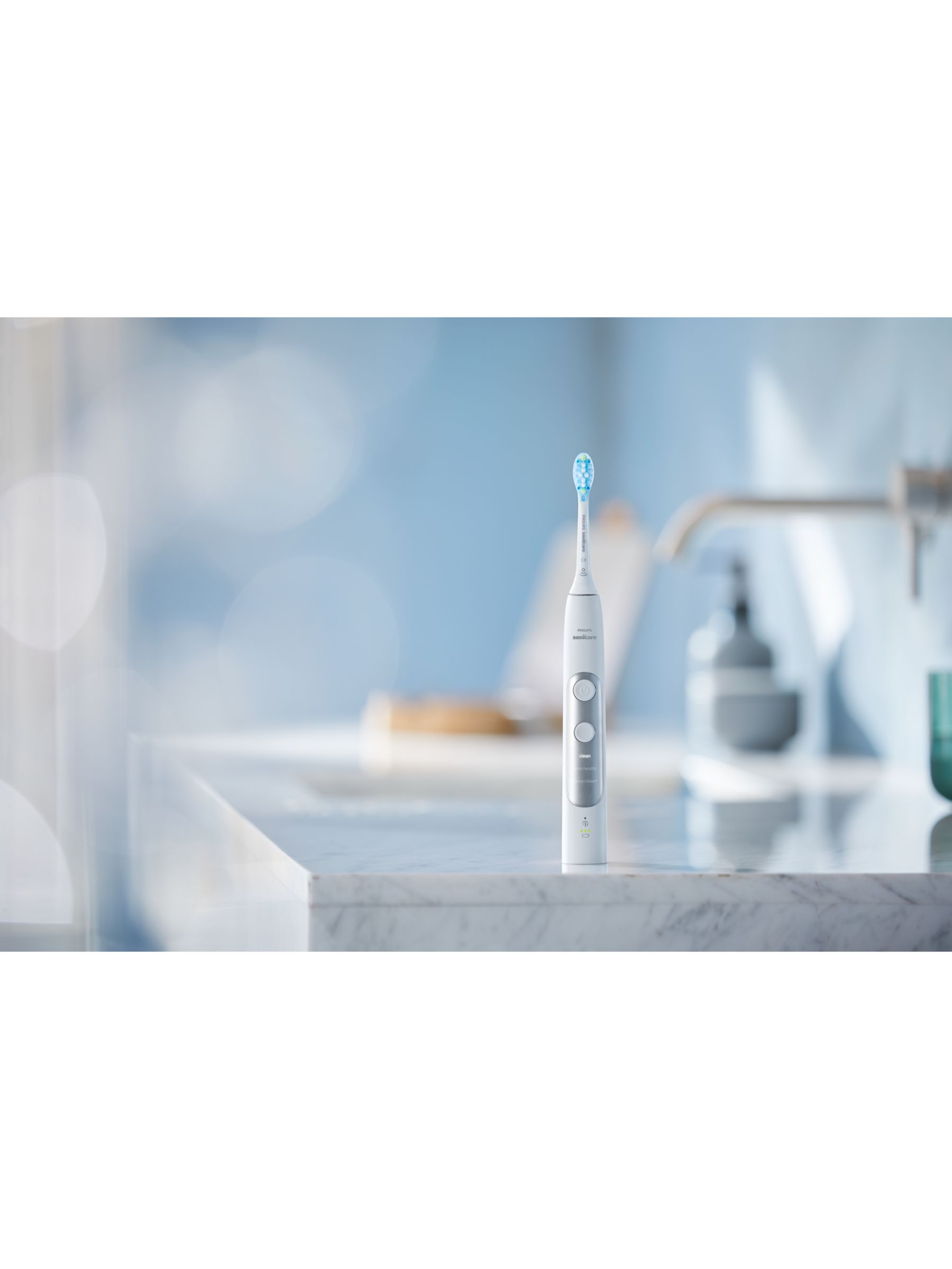 Philips Sonicare HX9611 ExpertClean 7300 Electric Toothbrush, White