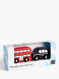 John Lewis Wooden London Bus & Taxi