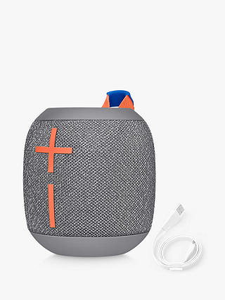 Ultimate Ears WONDERBOOM 2 Bluetooth Waterproof Portable Speaker, Crushed Ice Grey
