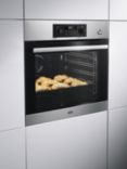 AEG BPS355020M Built In Electric Self Cleaning Single Oven with Steam Function, Stainless Steel