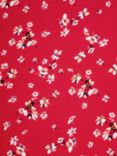 Spendlove Abstract Flower Heads Print Fabric, Pink